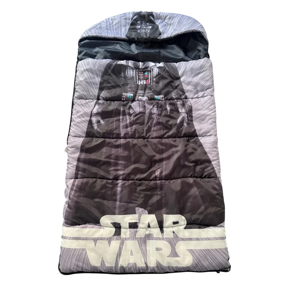 Star Wars Darth Vader Reversible Youth Sleeping Bag Slumber Bag 48x29 * READ